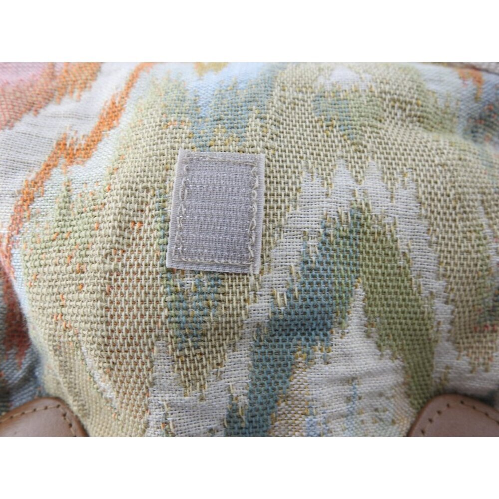 Vintage Banner House Asheville NC Tapestry Purse Bag Leather Trim USA Made Duck - Picture 10 of 10